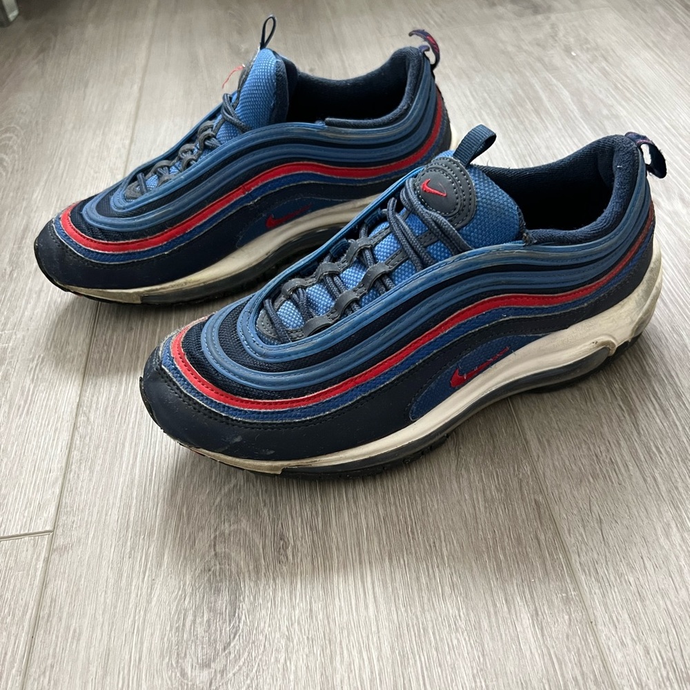 Nike Air Max 97 SE GS "Spider-Man" Game Royal University Red 7.5Y/women 7.5